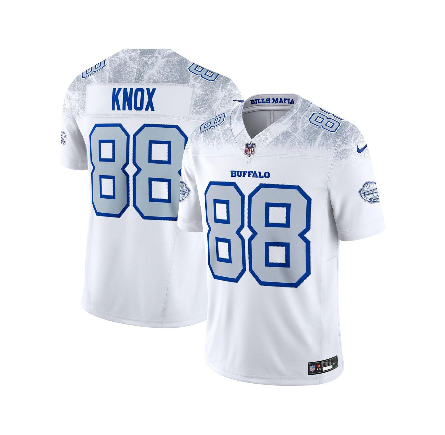 Men's Dawson Knox White Buffalo Bills 2025 Rivalries Collection Limited Jersey
