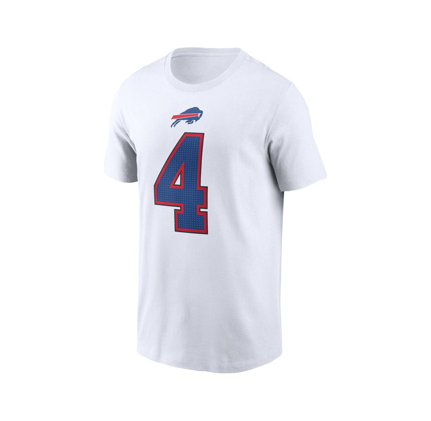 Men's James Cook III White Buffalo Bills Player Name & Number T-Shirt