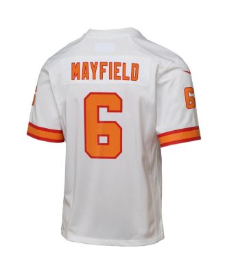 Big Boys and Girls Baker Mayfield White '76 Tampa Bay Buccaneers Game Jersey
