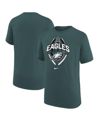 Nike - Big Boys and Girls Midnight Green Philadelphia Eagles Icon Legend T-Shirt