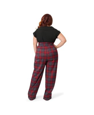 Plus Size High Waist Trouser
