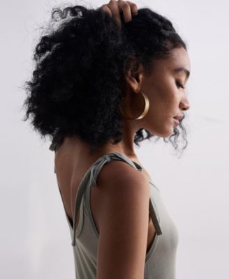 Women's Maxi Dress with Shoulder Tie-Details