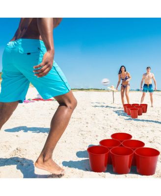 Yard Pong Giant Pong Game Set Carry Bag Outdoor Backyard Game
