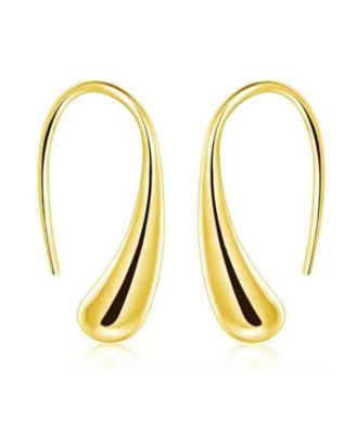 Sophia Teardrop Hook Earrings &acirc;€“ Modern Minimalist Design in or