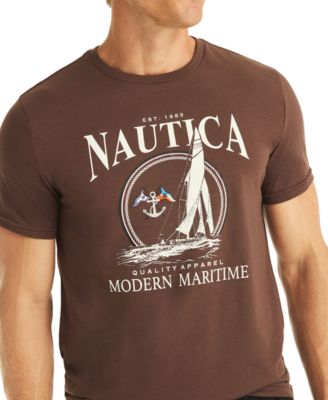 Men's Sail Printed Crewneck T-Shirt