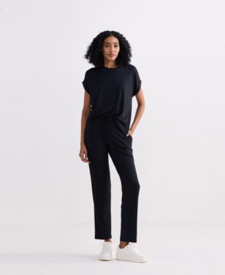 Women's Wide Leg Pant in Black