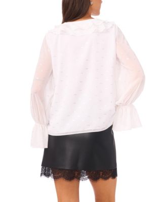 Women's Ruffle Long Sleeve Top