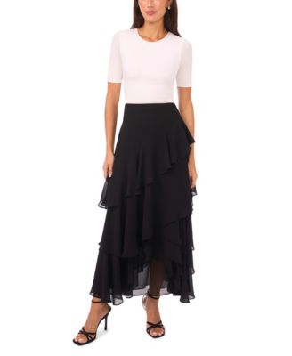 Women's Long Ruffle Skirt