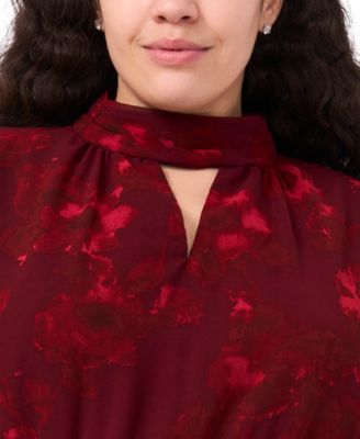 Plus Size Printed Maxi Dress