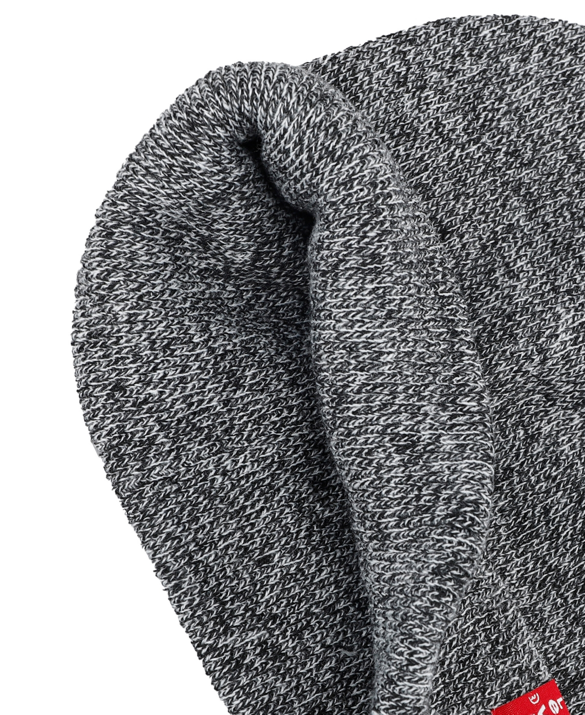 Levi's Men's Adjustable Fold Over Cuff Beanie In Gray