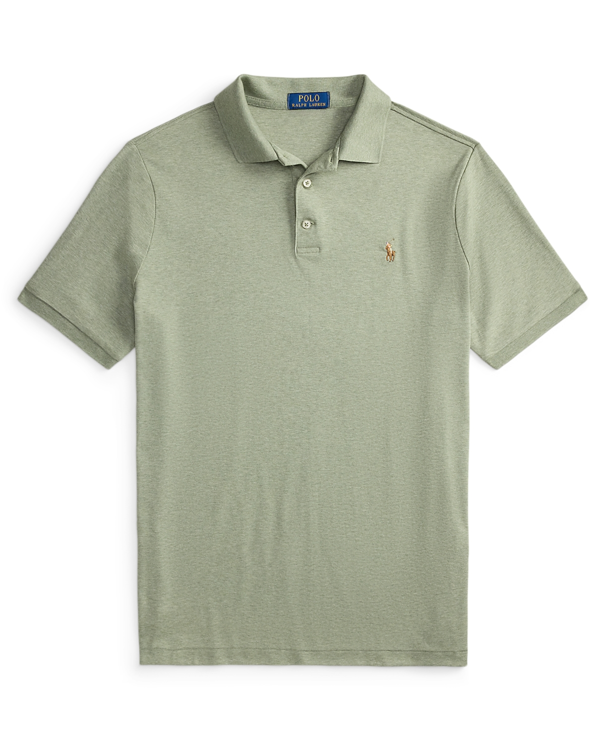 Polo Ralph Lauren Men's Slim-fit Soft Cotton Polo Shirt In Green
