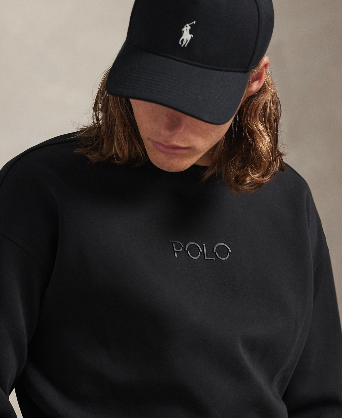 Polo Ralph Lauren Men's Relaxed Fit Sweatshirt In Black