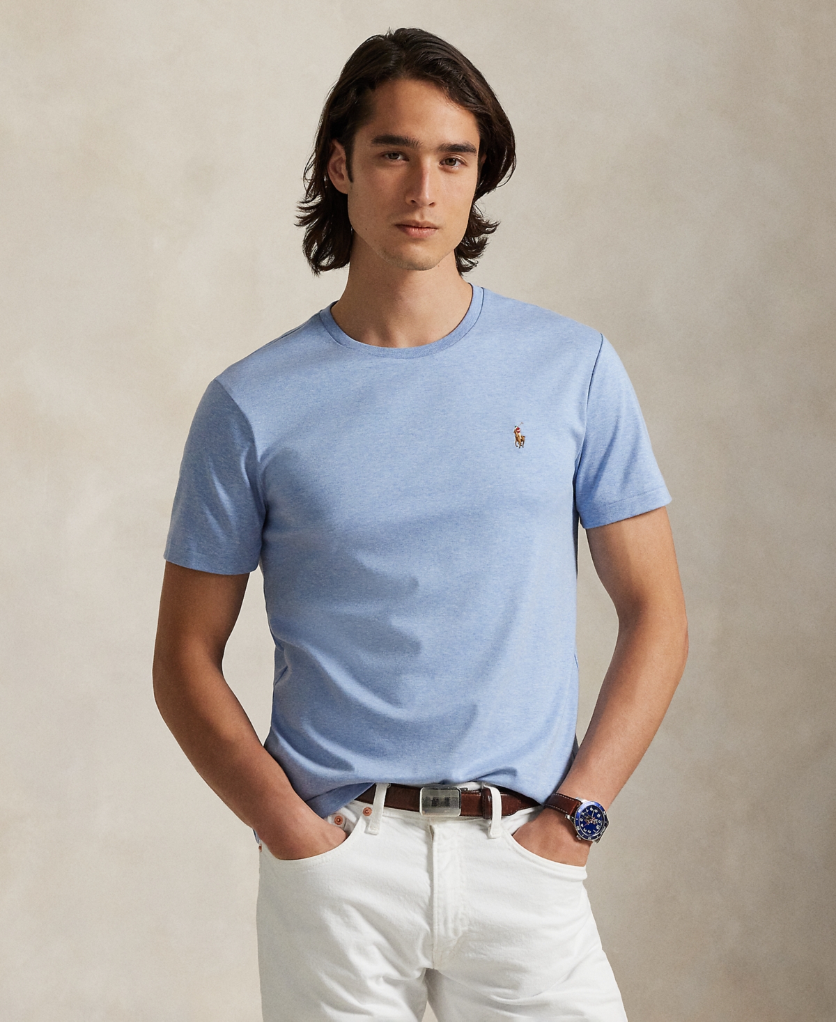 Polo Ralph Lauren Men's Custom Slim Fit Soft Cotton T-Shirt