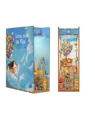 DIY 3D Book Nook Kit Travel with the Wind 143pcs