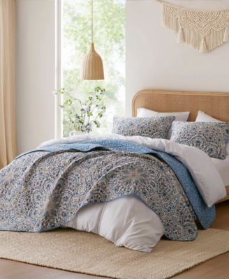 Valerie Reversible 3-Pc. Quilt Set, King