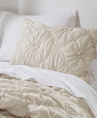 Lily Floral Embroidery 2-Pc. Comforter Set, Twin