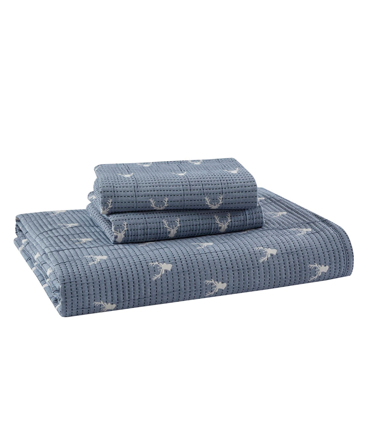 Woolrich Keystone Matelasse 3-pc. Coverlet Set, King/cal King In Blue