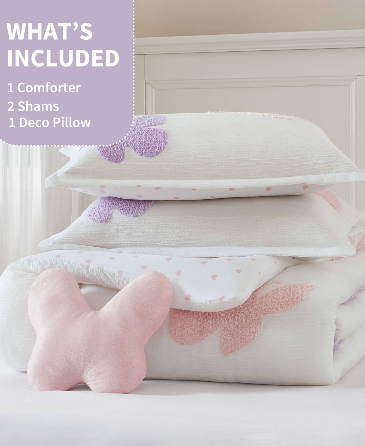 Intelligent Design Rio Textured 3-pc. Comforter Set, Twin In Multi