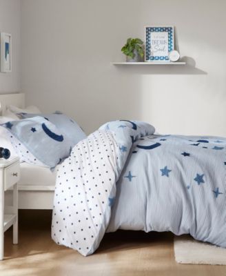 Cosmos Celestial Reversible 2-Pc. Duvet Cover Set, Twin