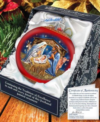 From Stable to Savior LE Glass Ornament