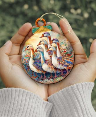 12 Days of Christmas Wooden Ornaments, Set of 12