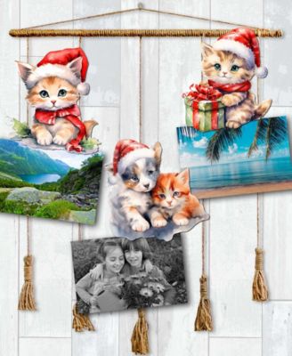 Christmas Cats Clip Ornaments, Set 3