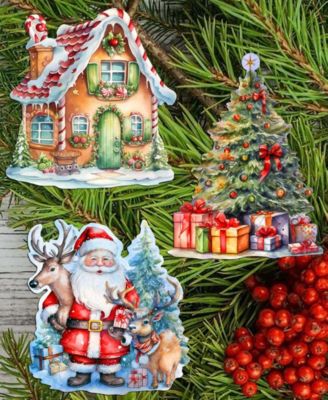 Christmas Is Here Clip-on Ornaments, Set of 3