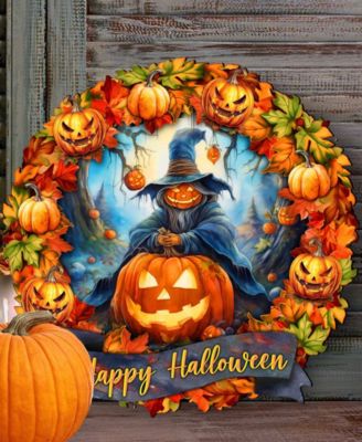 Halloween Wreath Door Hanger