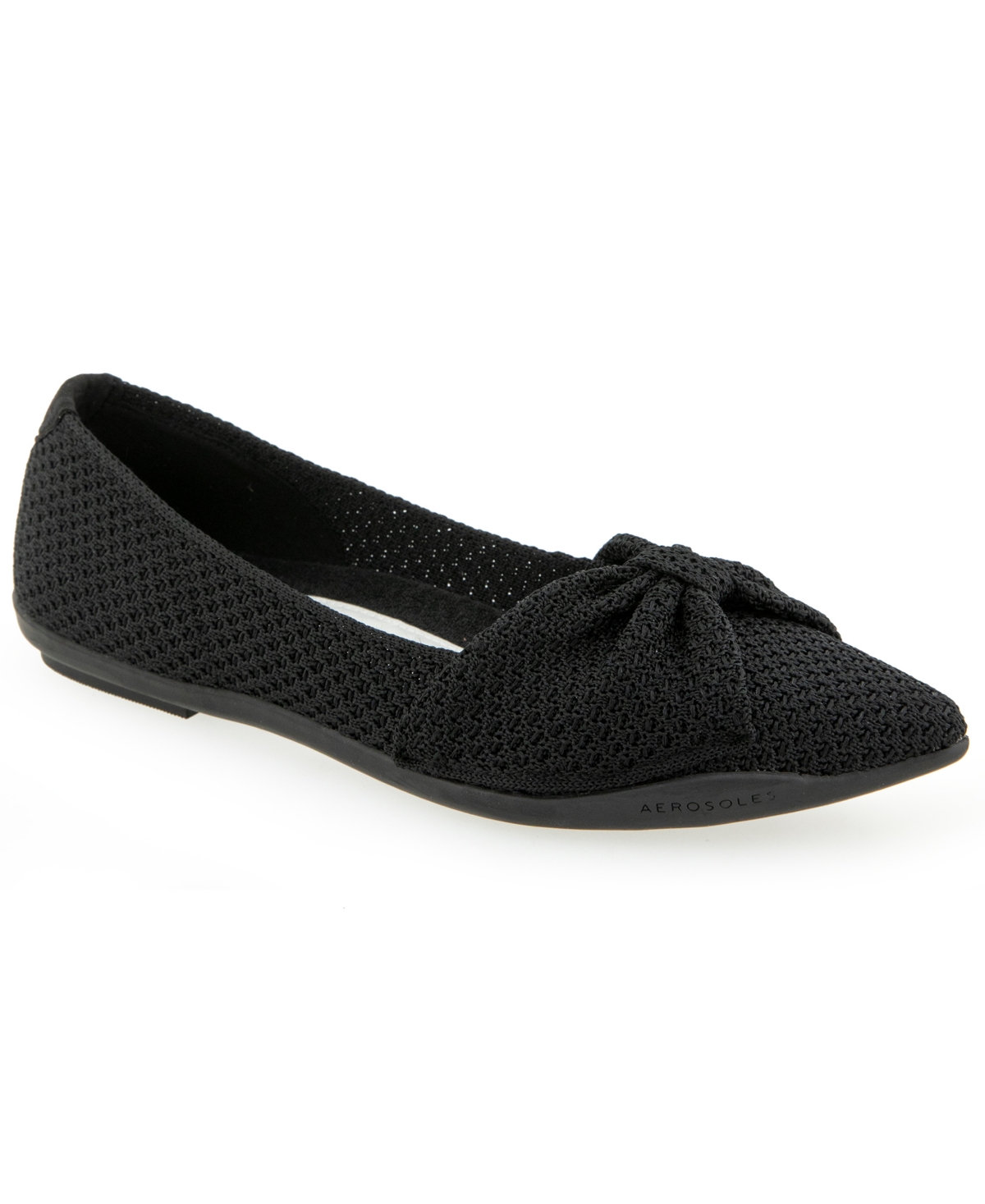Aerosoles Women's Davita Knit Flat In Black