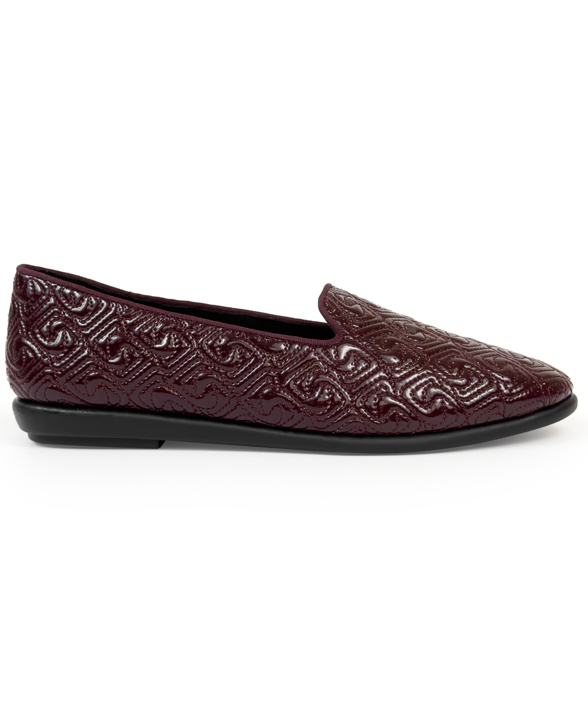 Aerosoles Women's Betunia Casual Flat In Burgundy
