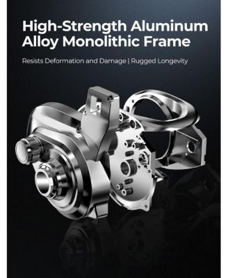 Alijoz 400 LC Trolling Reel with Line Counter, Aluminum Alloy Frame Low Profile Casting Reel 38Lbs Max Drag, 8+1 Stainless Bearings Fishing Reel