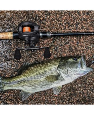 Torrent II Baitcasting Fishing Reel, 20LB Carbon Fiber Drag Baitcasters, 6.6:1/8.1:1 Gear Ratio & Magnet Braking System Low Profile Casting Reel