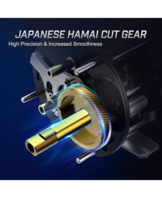 Chaos XS Baitcaster Reinforced Metal Body Reel for Saltwater Inshore, Surf Trolling & Big Freshwater Fish, Powerful & Smooth