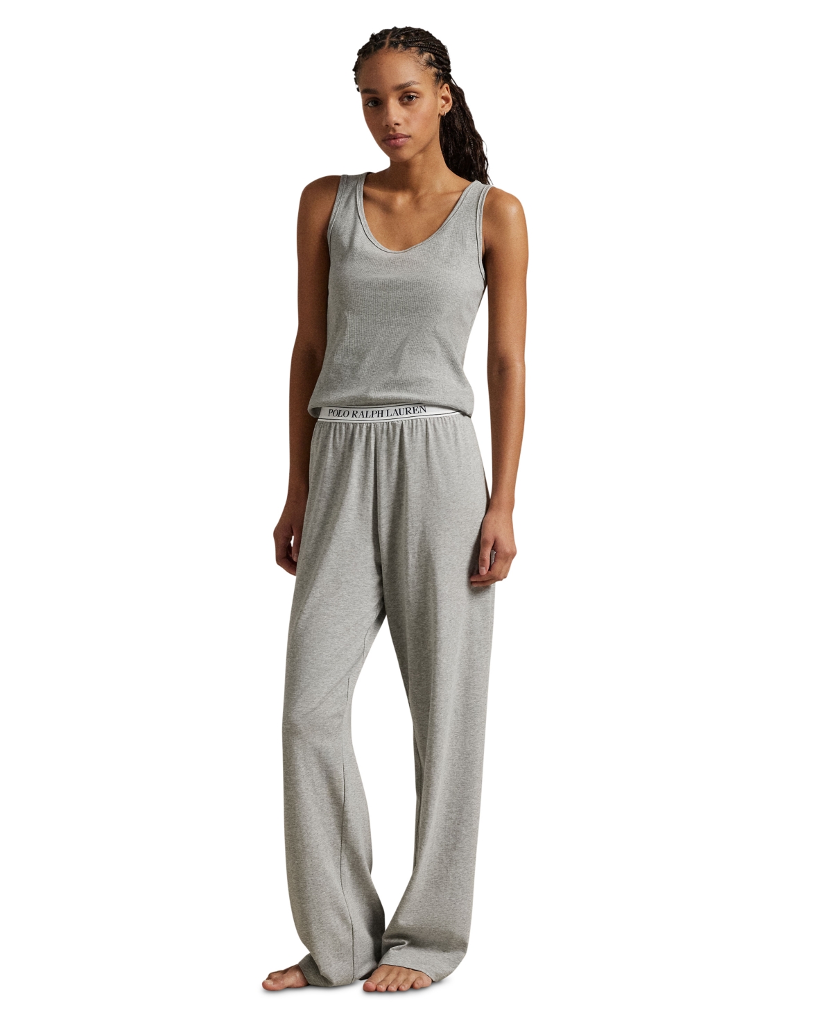 Polo Ralph Lauren Women's Essentials Pull-on Pajama Pant In Gray