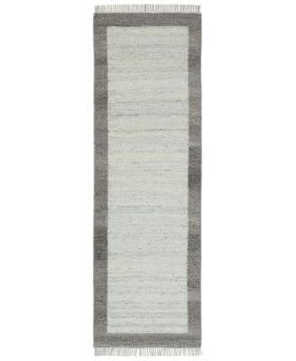 Nu Maison Soft Border 2'6"x8' Runner Area Rug