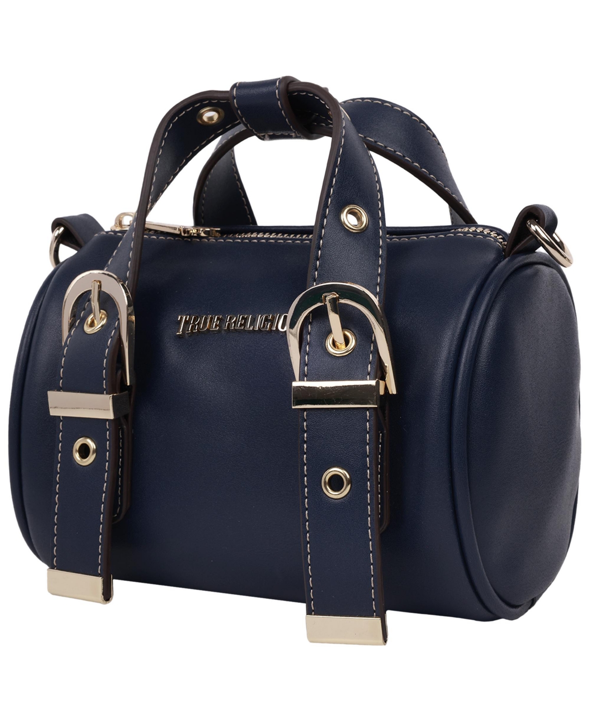 True Religion Metal Plaque Quilted Crossbody