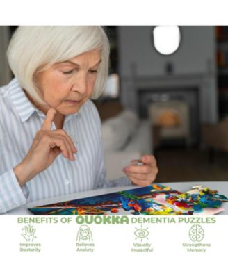3x35 Pcs Dementia Activities for Adults - Puzzles for Elderly