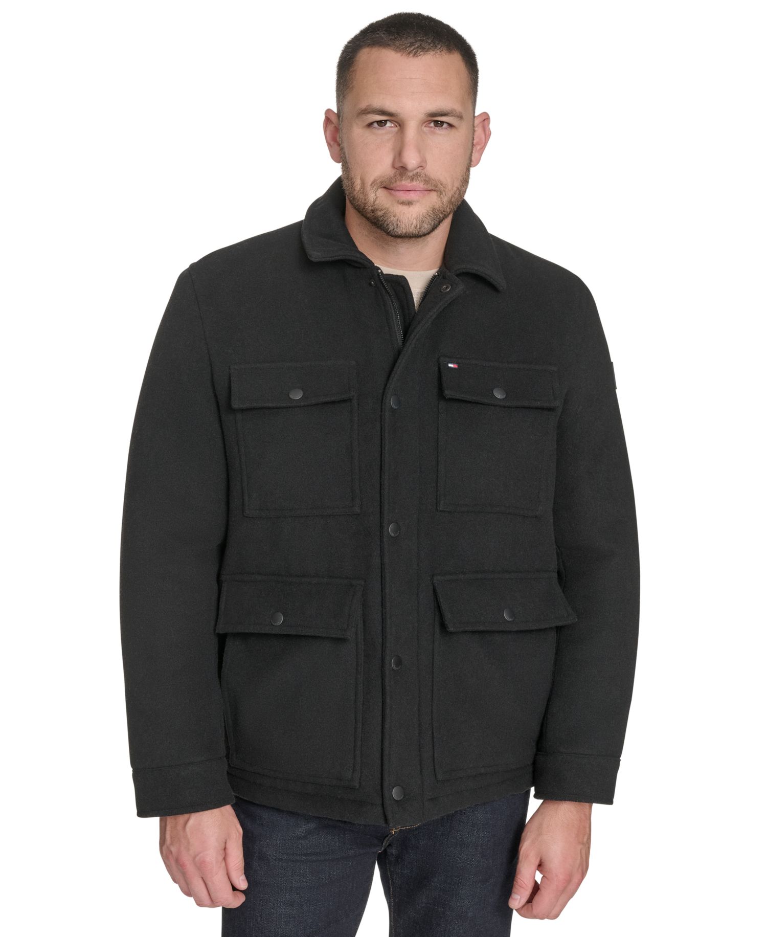 Men's Wool Blend Field Jacket