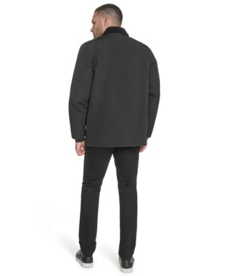 Men's Highland Barn Coat with Corduroy Collar