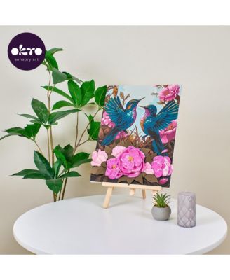 OKTO Air-Dry Clay 3D Painting Kit – Kit Hummingbirds (11.8 x 15.7 in)