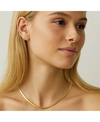 The Eliana Gold Snake Chain Necklace