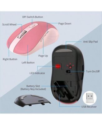 2.4G Wireless Computer Keyboard With Phone Tablet Holder And Mouse Combo,