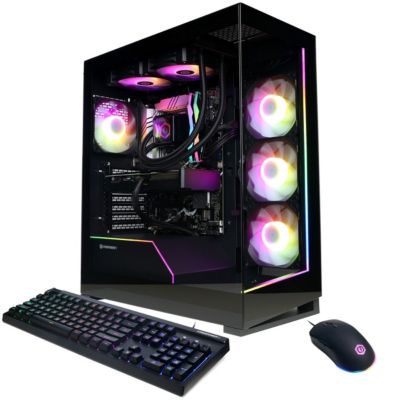 Gamer Supreme Liquid Cooled Gaming Desktop Computer, Intel Core Ultra 7 265KF 3.9GHz, 32GB RAM, 2TB SSD, NVIDIA GeForce RTX 5070 12GB,