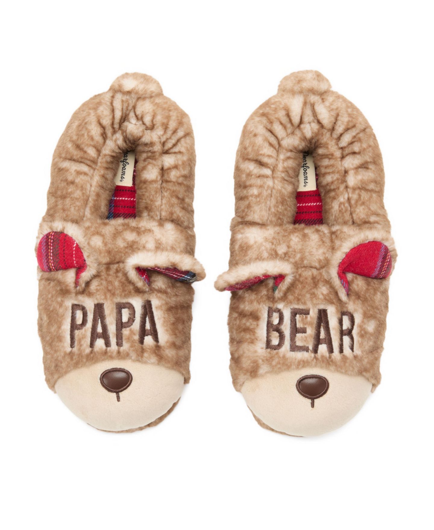 Мужские тапочки Dearfoams Papa Bear Closed Back Slipper, цвет: Морозный — фото 1