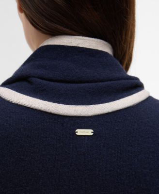 Women's River 3/4-Sleeve Cape Coat with Scarf