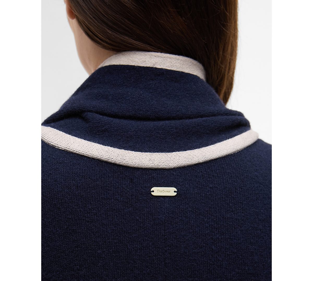 Barbour Women's River 3/4-Sleeve Cape Coat with Scarf