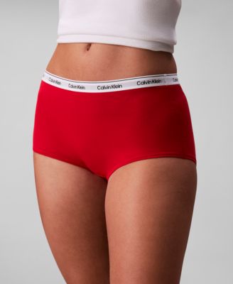 Calvin Klein - Women's Modern Logo Mid-Rise Boyshort Underwear