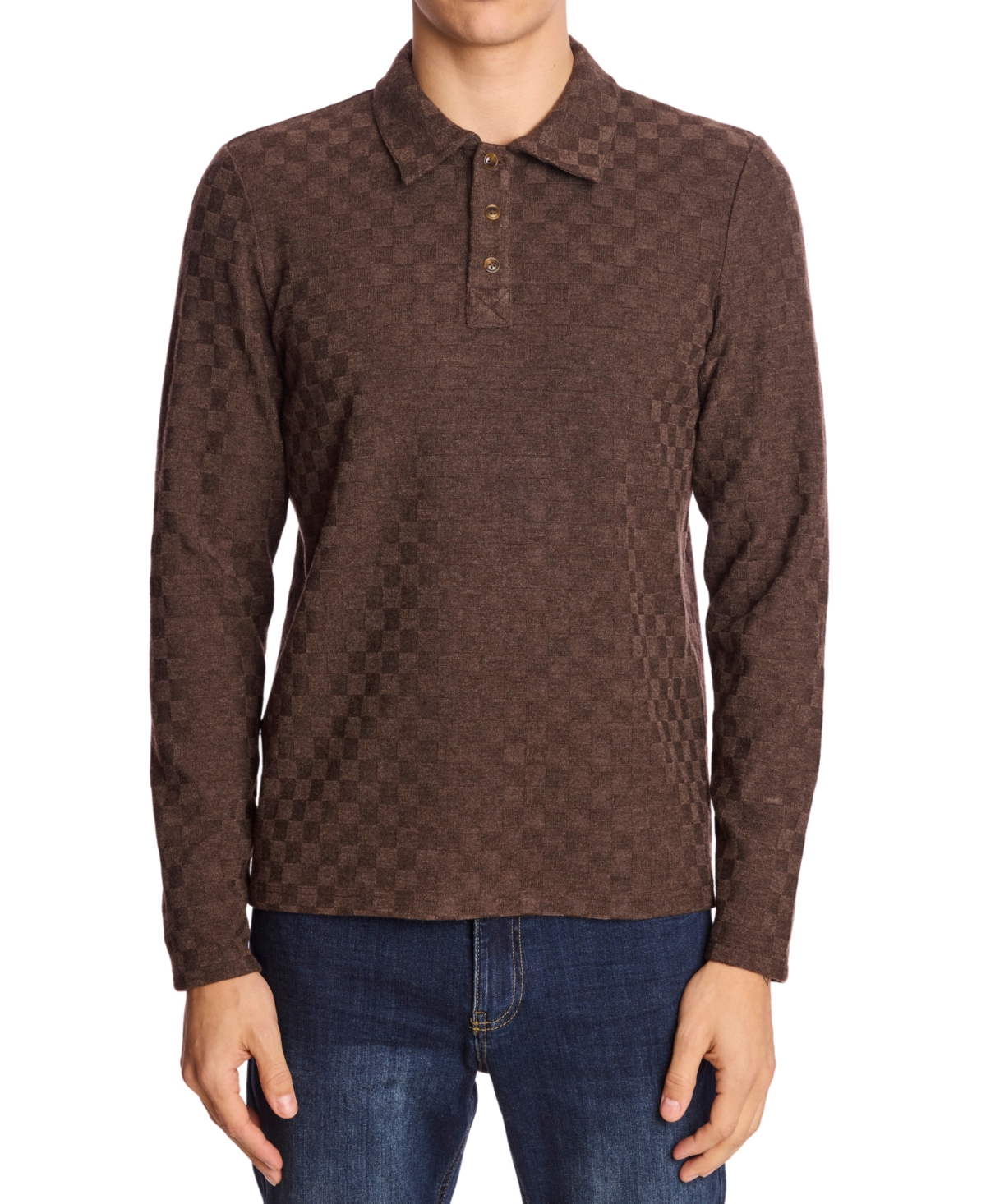 Paisley & Gray Men's Patterned Polo Shirt