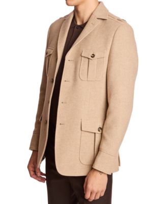 Men's Collared Utility Jacket