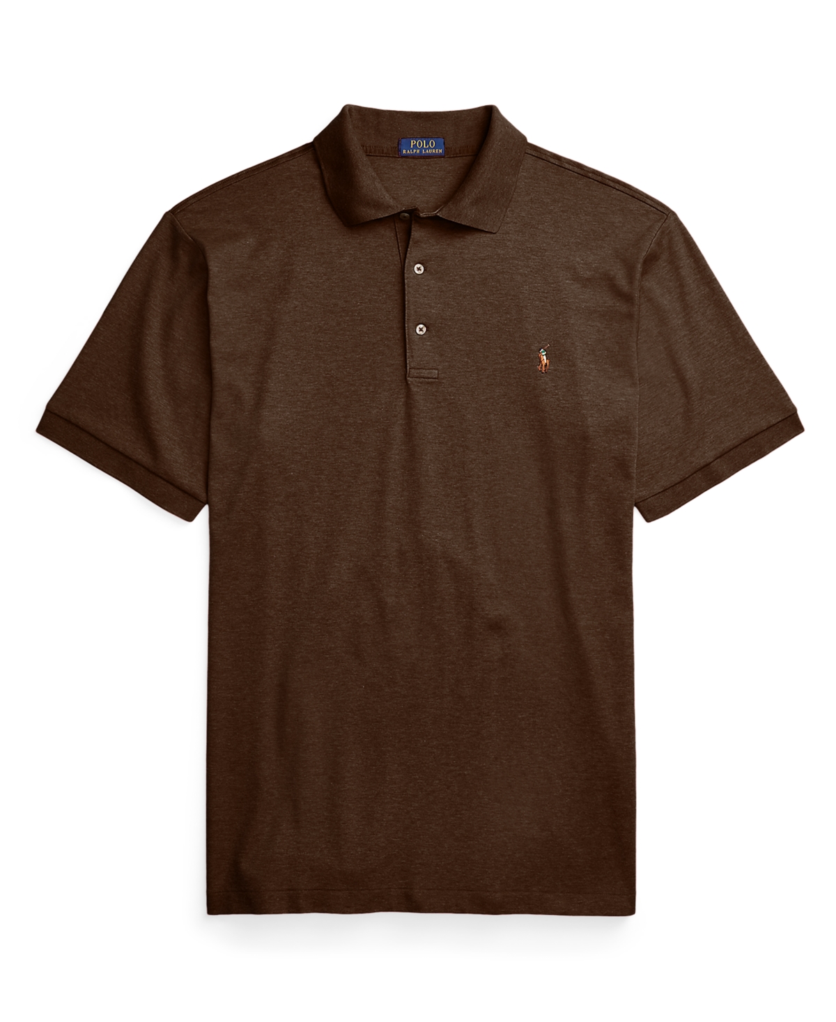 Polo Ralph Lauren Men's Big & Tall Classic Fit Soft Cotton Polo In Brown